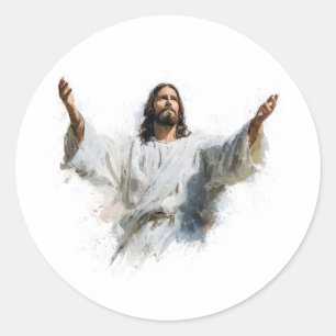 Adesivo Imagem de Jesus Cristo Arte Religiosa Cristã Moder