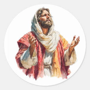 Adesivo Imagem de Jesus Cristo Arte Religiosa Cristã Moder