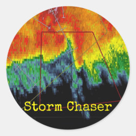 Adesivo Imagem de Radar de Chaser de Tempestade