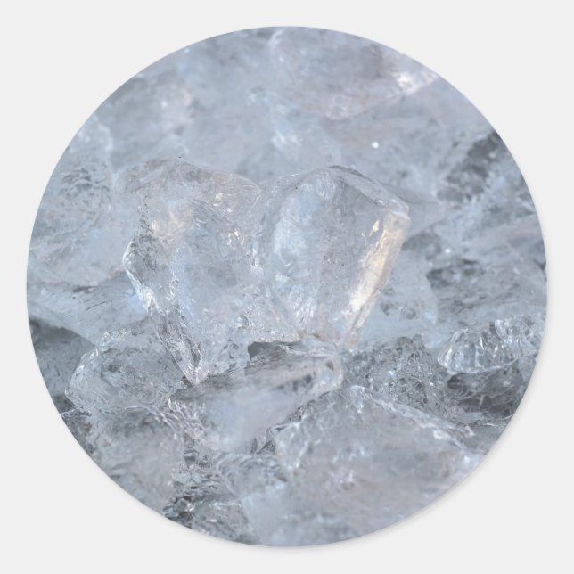 Adesivo Imagem de Textura do Cubo de Gelo de resfriamento (Frente)