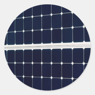 Adesivo Imagem de um painel de energias solares engraçado