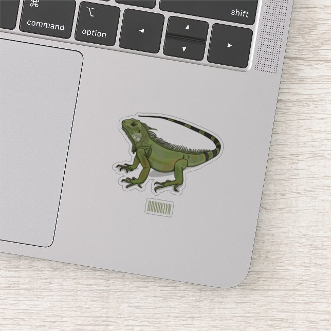 Adesivo Imagem do desenho de Iguana (Detalhe)