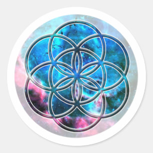 Adesivo Imagem do número 7: a Semente de Vida