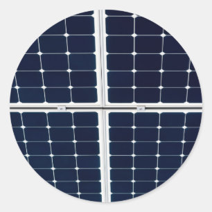 Adesivo Imagem do painel de energias solares engraçada