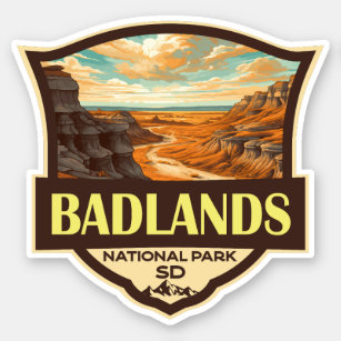 Adesivo Imagem do Parque Nacional de Badlands