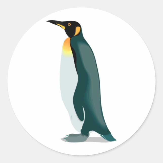 Adesivo imagem do penguin linux (Frente)