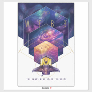 Adesivo Imagem do Telescópio Espacial James Webb