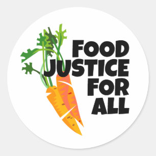 Adesivo Imagem e justiça Comida para todos!