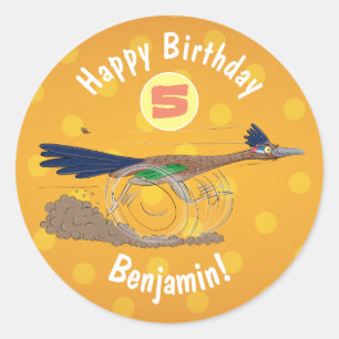 Adesivo Imagem engraçada de desenho animado de pássaros