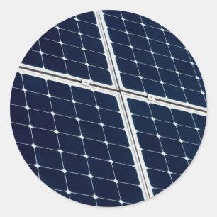 Adesivo Imagem engraçada de um painel de energia solar