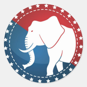 Adesivo Imagem ilustrada por Kozzi-de-um-elefante-crachá-5