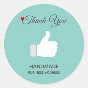 Adesivo Imagem personalizada para cima em azul claro