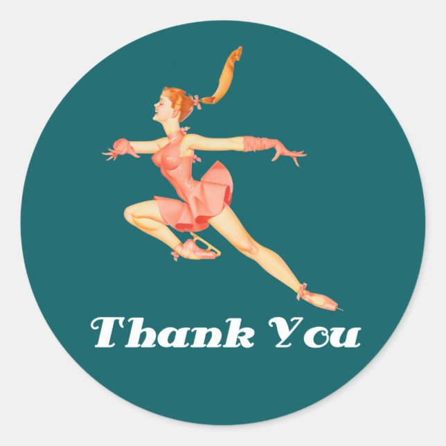 Adesivo Imagem Retroativa Figura Patinador em Pink Outdoor (Frente)