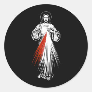 Adesivo Imagem Sagrada da Fé Católica Jesus Misericórdia D