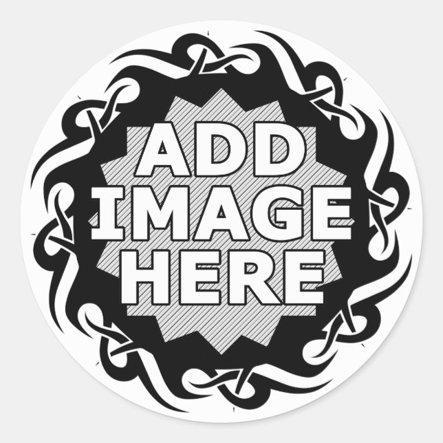 Adesivo imagem tribal personalizada (Frente)