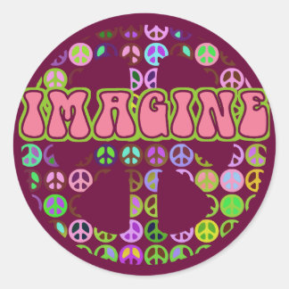 Adesivo Imagine a paz