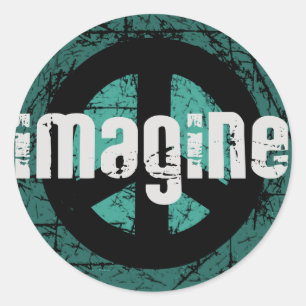 Adesivo Imagine a paz