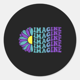Adesivo Imagine a prevenção suicida Sensibilização invisív