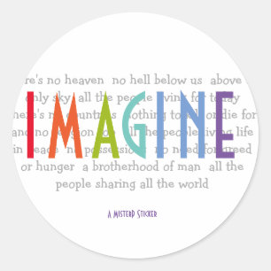 Adesivo IMAGINE - Um SenhorP Sticker