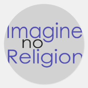 Adesivo Imaginem nenhuma religião