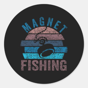 Adesivo Ímãs de pesca magnética pescador pescador