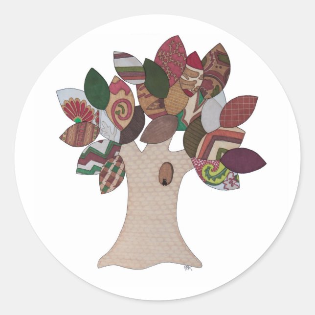 Adesivo Imp Tree Classic Round Sticker (Frente)