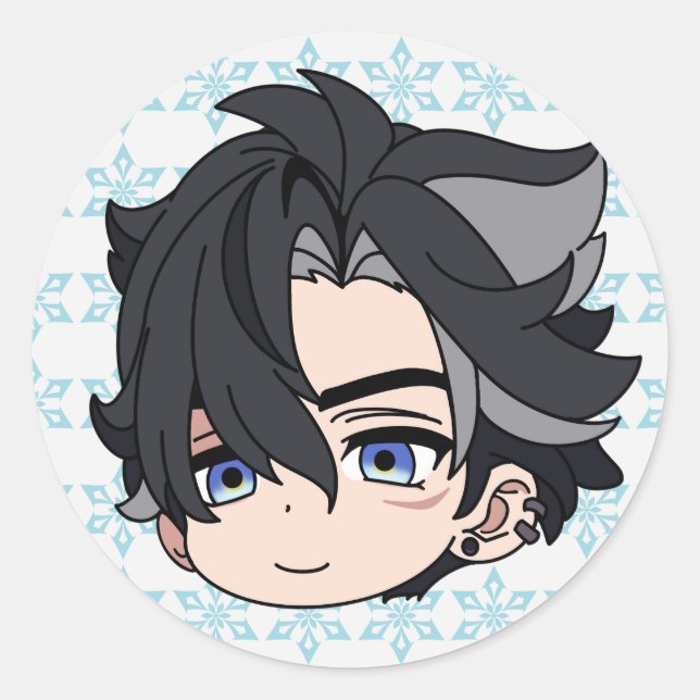 Adesivo Impacto de Genshin do Wriothesley Sticker (Frente)