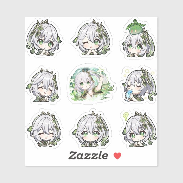 Adesivo Impacto de Genshin: Nahida Stickers (Folha)