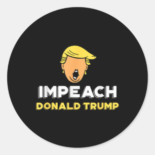 Adesivo Impeach Donald Trump - Não Meu Presidente Engraçad