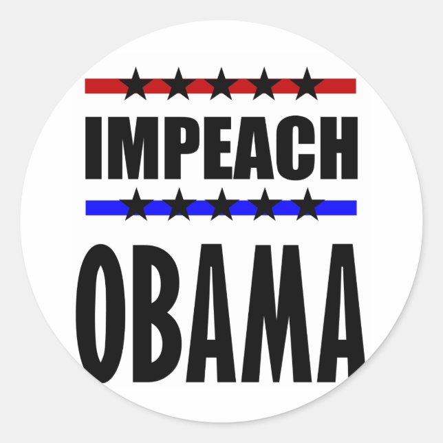 Adesivo Impeach Obama (Frente)