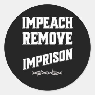 Adesivo Impeach Remove Imrison Trump Cabinet Save Democra