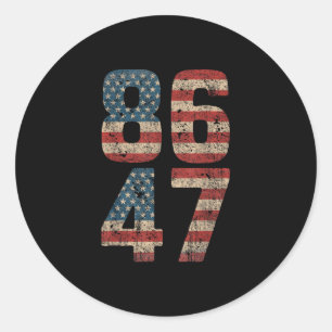 Adesivo Impeach Trump 86 47 Impeach 47 Fire Trump 8647 Ant