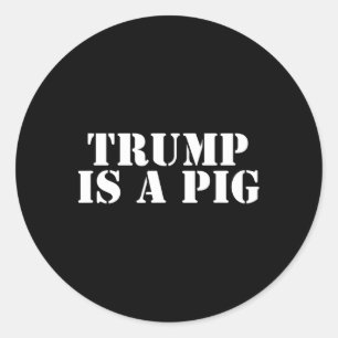 Adesivo Impeach Trump É Um Pig Anti Trump Resiste Protesto