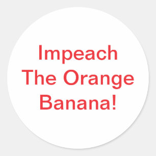 Adesivo Impeachment da Laranja Banana Hankamer Artjunkhaus