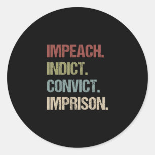 Adesivo Impeachment Indiciar Condenar Encarcerar Anti Trum