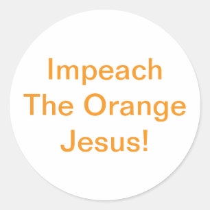 Adesivo Impeachment O Jesus Laranja Jeff Hankamer Artjunkh