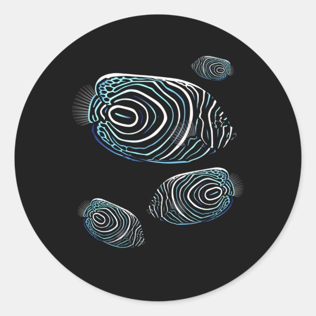 Adesivo Imperador Angelfish (Frente)