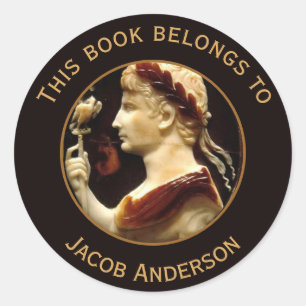 Adesivo Imperador Otaviano Augustus Cameo
