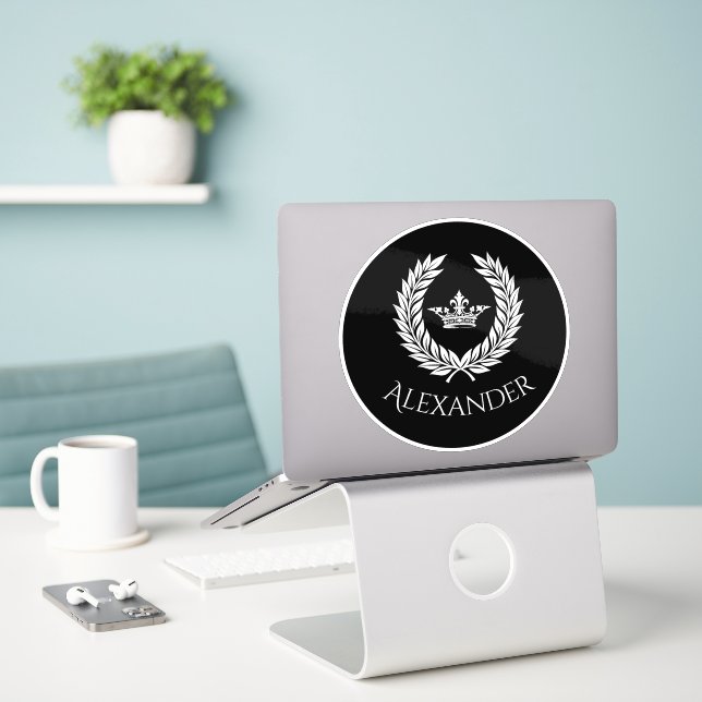 Adesivo Imperial Personalizado (Laptop na mesa)