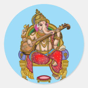 Adesivo impermeável brilhante do Senhor Ganesha