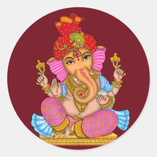 Adesivo impermeável brilhante do Senhor Ganesha