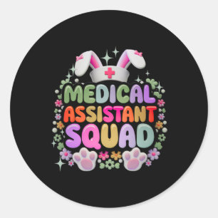Adesivo Implante Médico Esquadrão Engraçado Dia da Páscoa