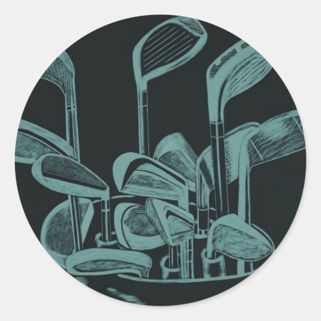 Adesivo Implementações de Golf (Frente)