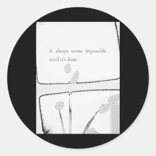 Adesivo Impossível É Apenas Uma Citação Inspiracional Desa