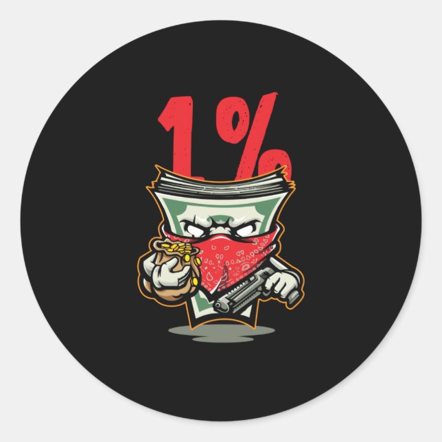 Adesivo Imposto - 1% (Frente)