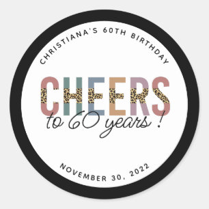 Adesivo Impressão alfabética personalizada moderna 60ª Fes