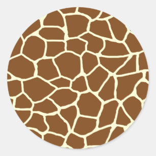 Adesivo Impressão animal do teste padrão selvagem do