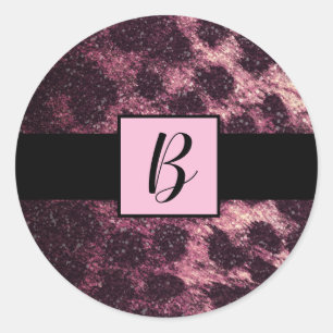 Adesivo Impressão Animal Leopardo Guepardo Brilhante Rosa 