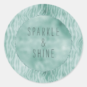 Adesivo impressão bonito de hortelã