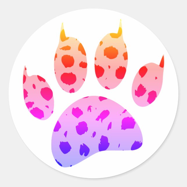 Adesivo Impressão Colorida de Chita (Frente)